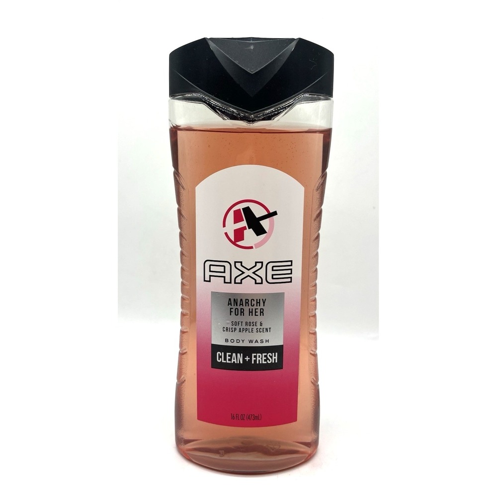 Axe Anarchy for Her Body Wash Soft Rose & Crisp Apple Scent 16 Oz DISCONTINUED